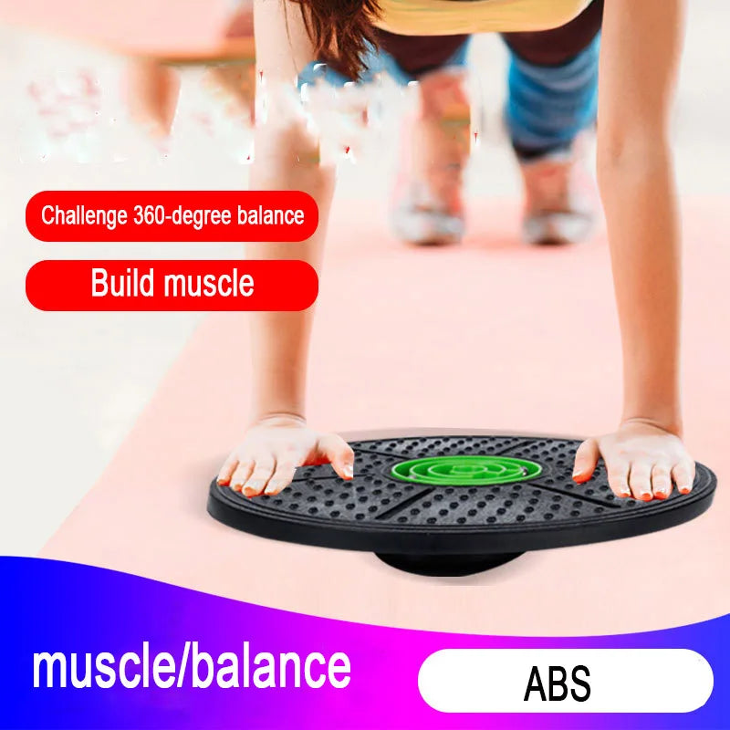 360° Yoga Balance Board – Waist Twisting Fitness Trainer, Core Strength & Flexibility Board for Home & Office