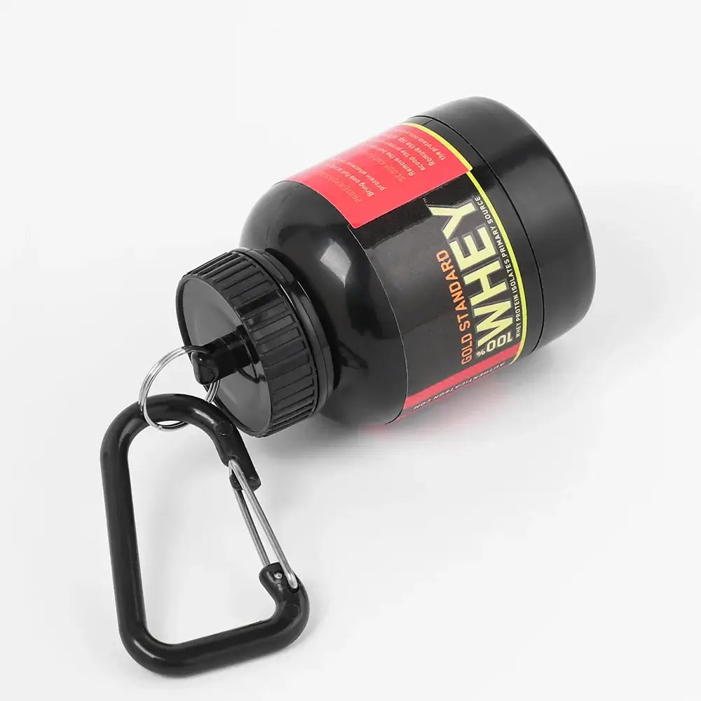 Mini Portable Protein Bottle with Keychain – Health Funnel & Holder