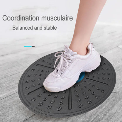 360° Yoga Balance Board – Waist Twisting Fitness Trainer, Core Strength & Flexibility Board for Home & Office