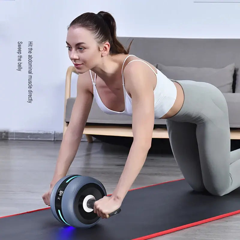 Automatic Rebound Ab Roller – Silent Core & Ab Training Wheel