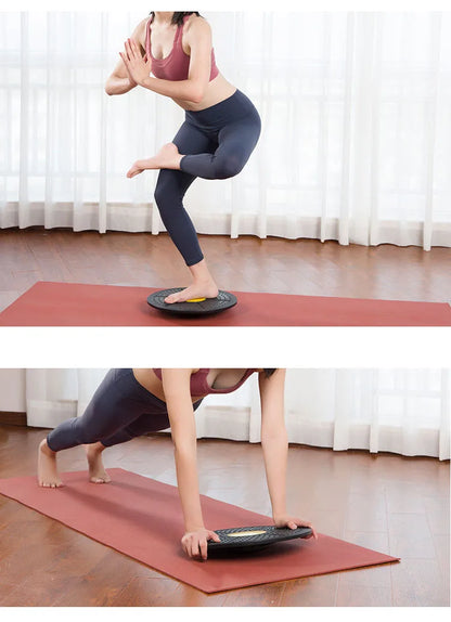 360° Yoga Balance Board – Waist Twisting Fitness Trainer, Core Strength & Flexibility Board for Home & Office