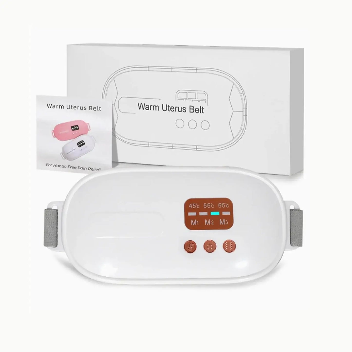 Abdominal & Waist Heating Massage Belt – Pain Relief & Slimming