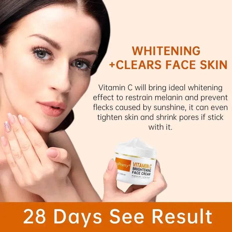 JoyPretty Vitamin C Whitening Skincare Set – 5PCS Korean Kit
