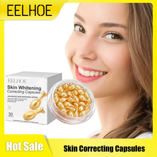 Vitamin E Brightening Capsules – Face & Body Serum (30–90pcs)