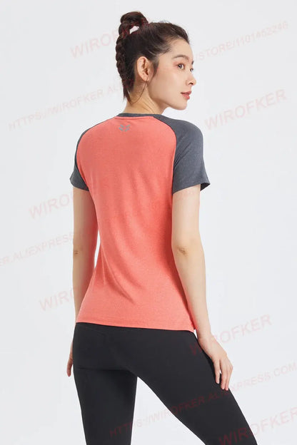 Women's Quick-Dry Yoga Shirt – Lightweight Sport Tee