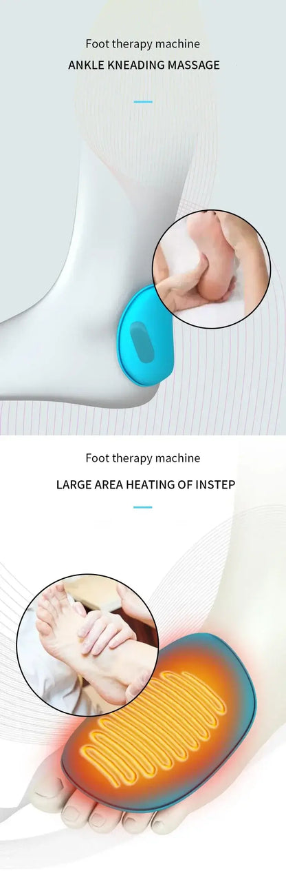 6D Electric Shiatsu Foot Massager – Heat, Air & Vibration Relief