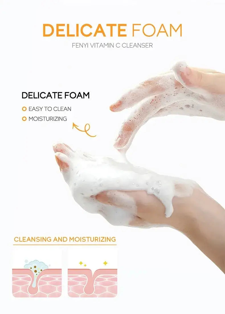 Vitamin C Facial Cleanser – Deep Clean & Moisturize