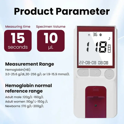 Rapid Hemoglobin Test Meter Kit – Accurate Blood Analysis