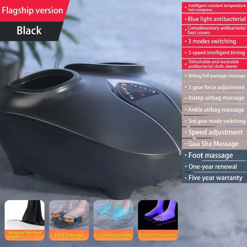 6D Electric Shiatsu Foot Massager – Heat, Air & Vibration Relief