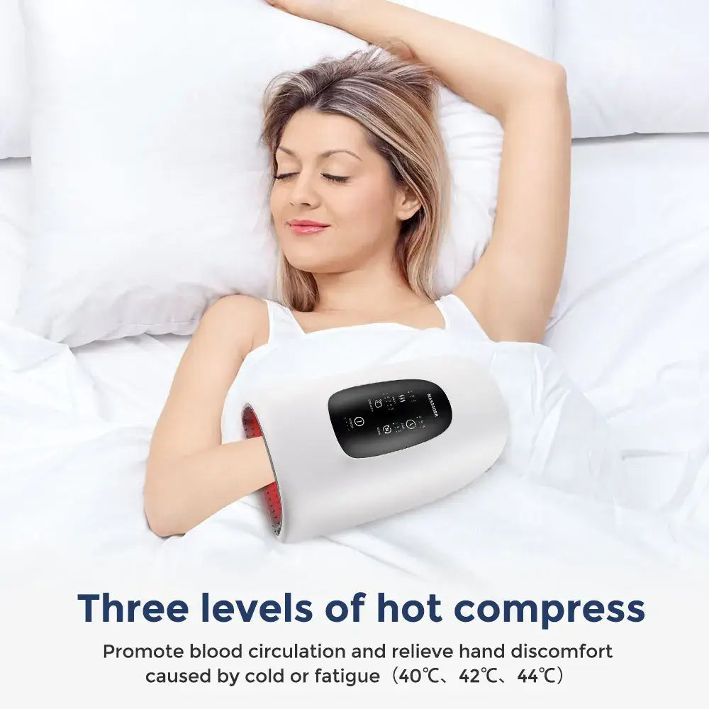 Electric Hand Massager – Heat & Air Compression Therapy