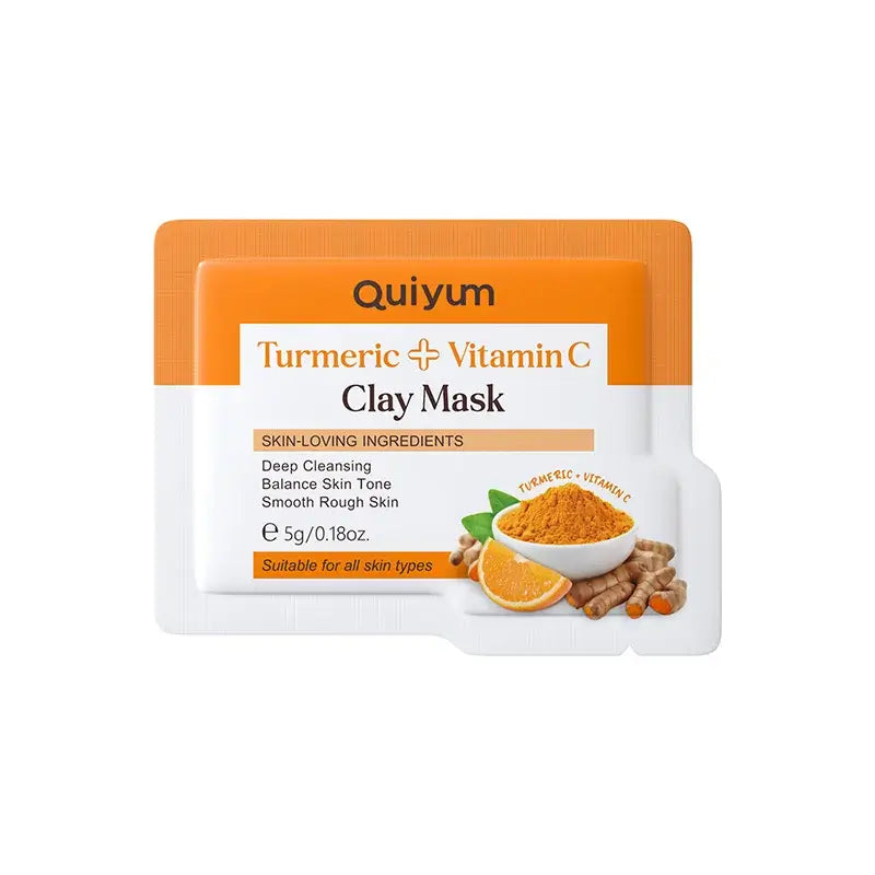 Turmeric & Vitamin C Mud Mask – Clarifies & Fights Acne