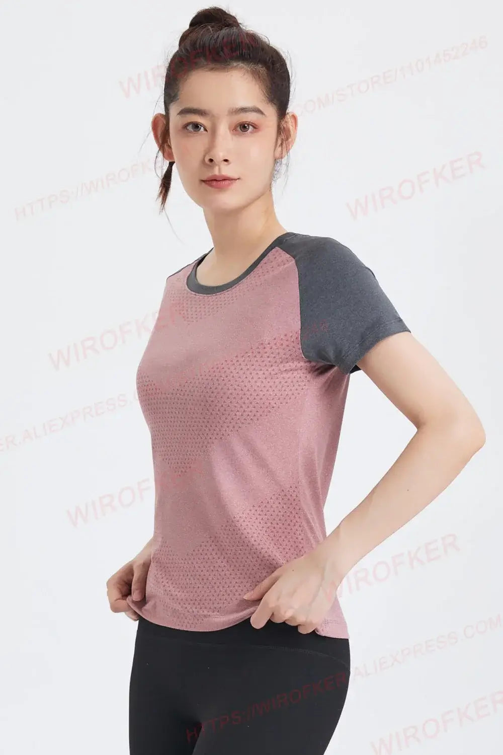 Women's Quick-Dry Yoga Shirt – Lightweight Sport Tee