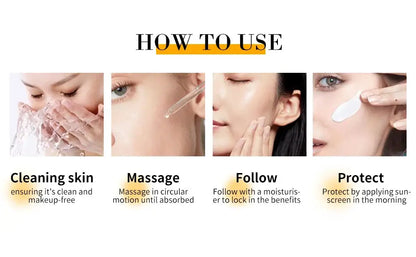 2pcs Vitamin C Serum for Face & Eyes – Brightening & Hydrating