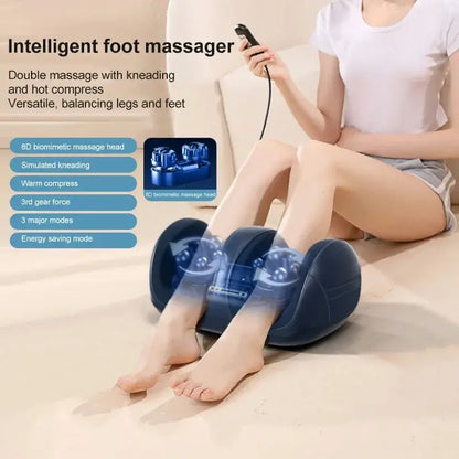 Extra Large Electric Foot & Leg Massager – Heat & Deep Kneading