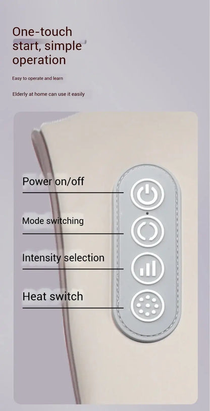 Electric Neck & Shoulder Massager – Shiatsu Kneading & Heat