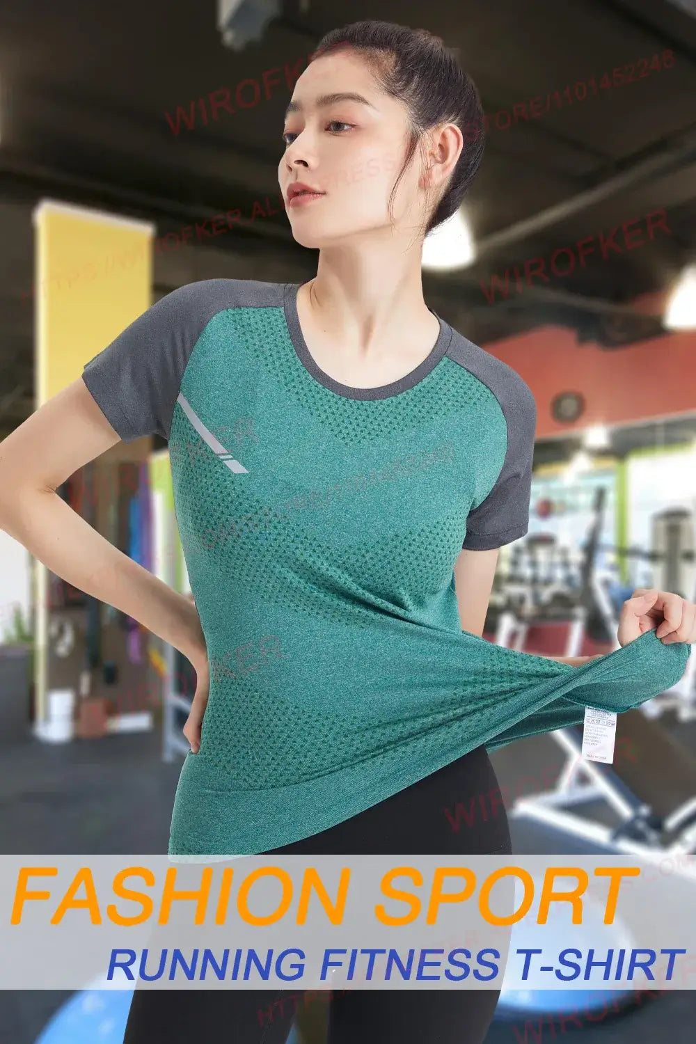 Women's Quick-Dry Yoga Shirt – Lightweight Sport Tee