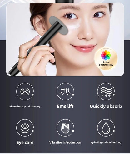Eye Beauty Device With Long-Lasting Battery – 6-in-1 Multifunctional Eye Massager &amp; Brightening Tool