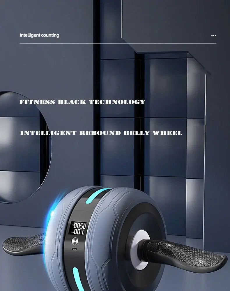 Automatic Rebound Ab Roller – Silent Core & Ab Training Wheel
