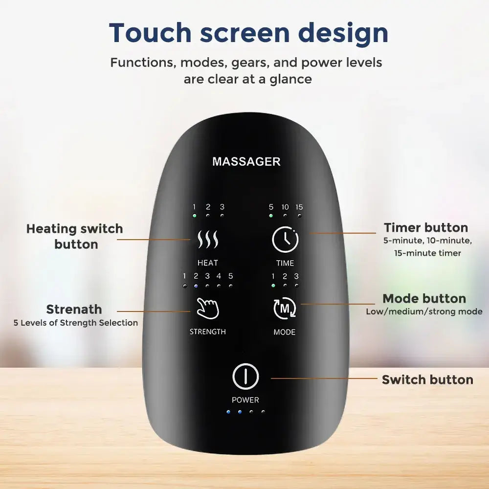 Electric Hand Massager – Heat & Air Compression Therapy