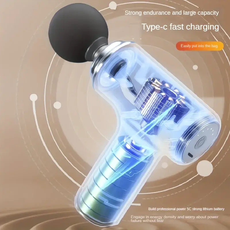 Compact Deep Tissue Massage Gun – Muscle Recovery Tool