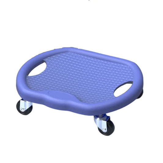 Fitness Abdominal Exercise Plate – 4-Wheel 360° Rotation