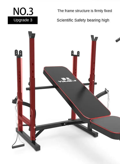Foldable Weightlifting Bench – Multifunctional for Home