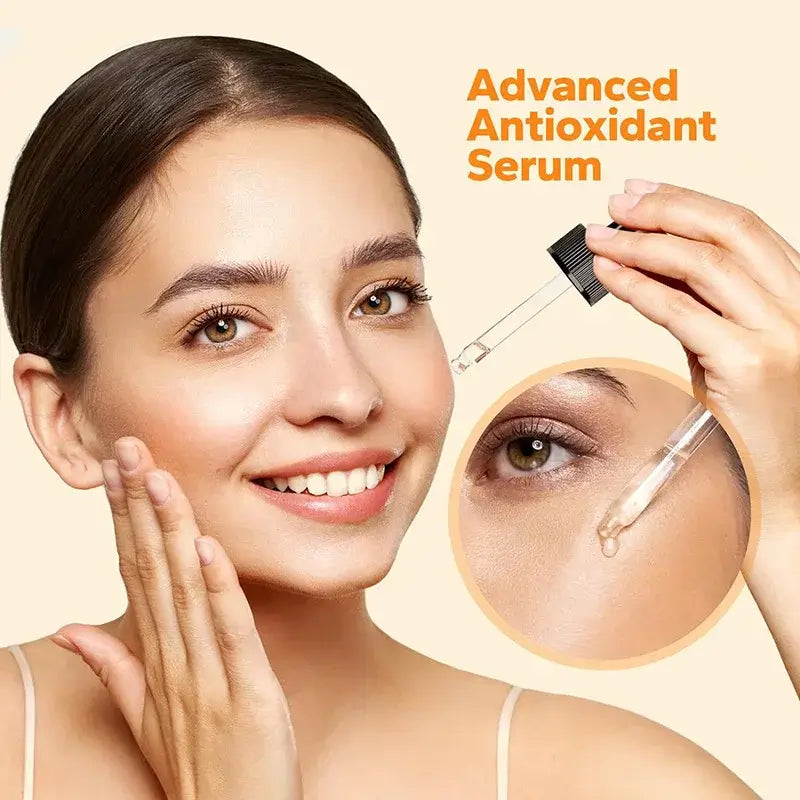 2pcs Vitamin C Serum for Face & Eyes – Brightening & Hydrating