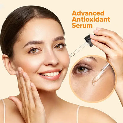 2pcs Vitamin C Serum for Face & Eyes – Brightening & Hydrating
