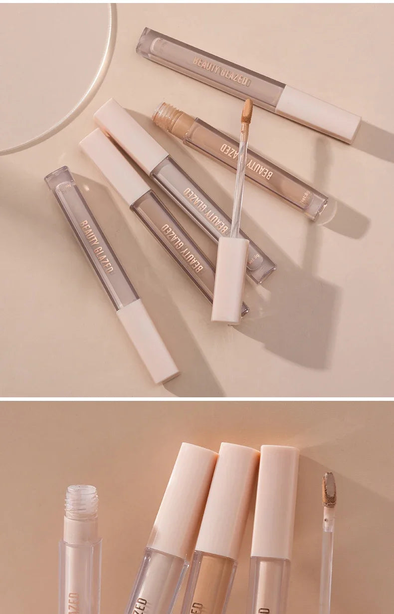 BEAUTY GLAZED Full Coverage Concealer,Lightweight,Long Lasting,Corrects, Covers, Hydrates, Highlights, Satin Finish,All-Day Wear