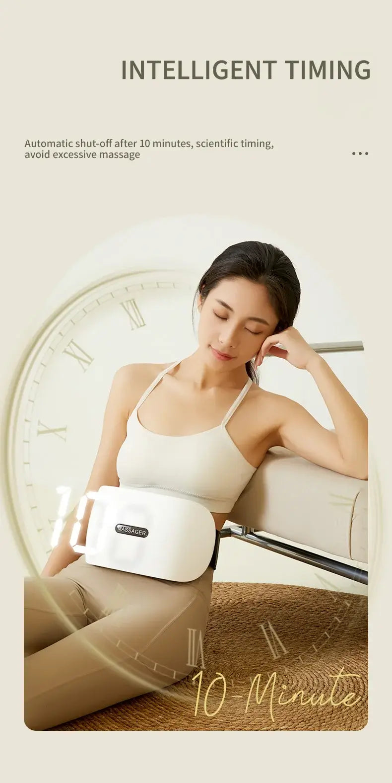 Automatic Abdominal Massager – Bian Stone Belly Rub Tool