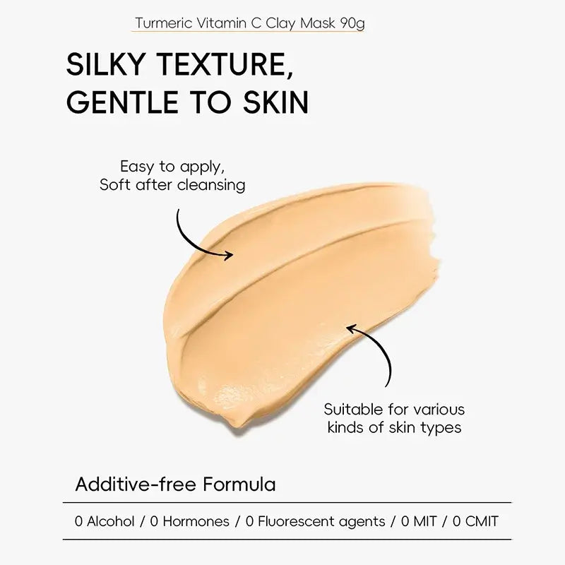 Turmeric & Vitamin C Mud Mask – Clarifies & Fights Acne