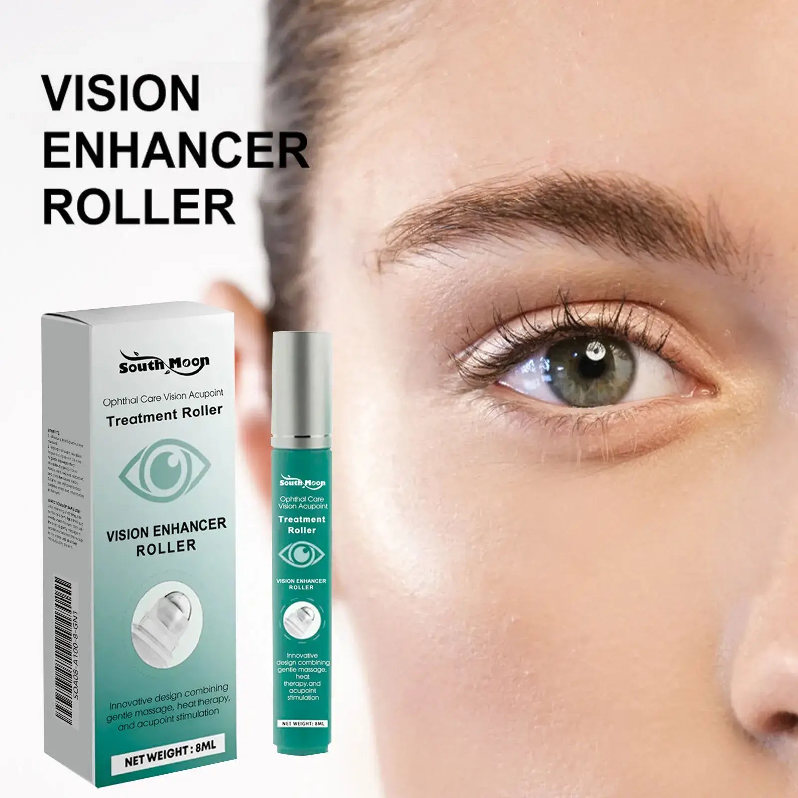 Vision-Enhance Eye Serum Roller – Reduce Dark Circles & Puffiness