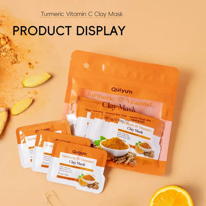 Turmeric & Vitamin C Mud Mask – Clarifies & Fights Acne