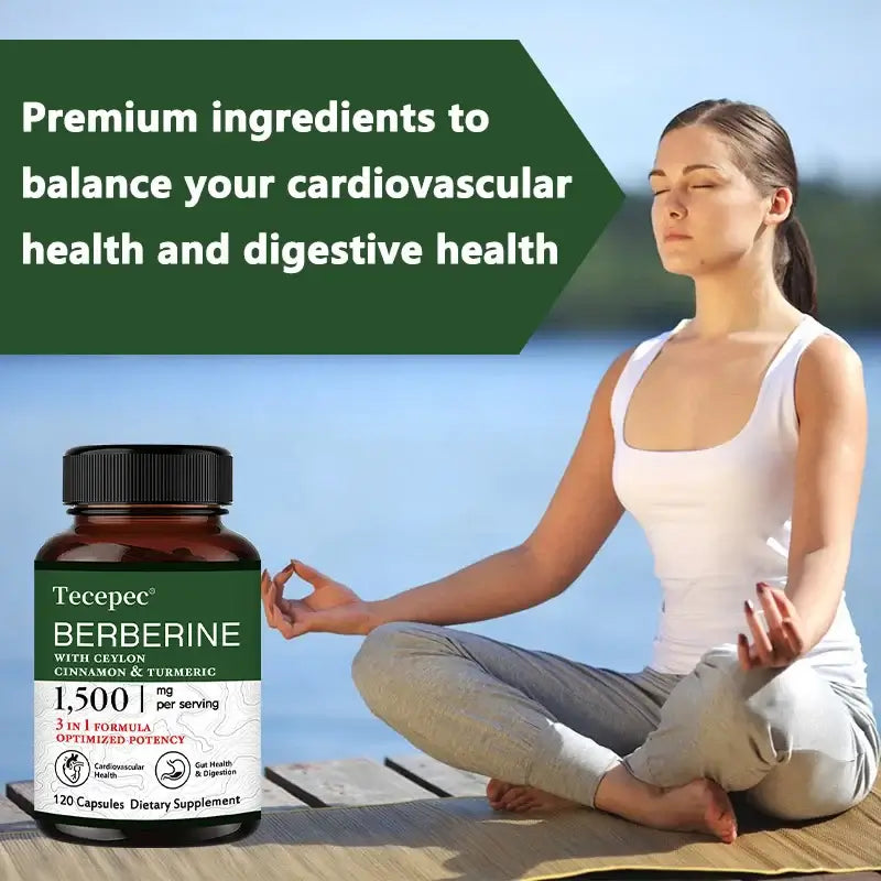 Berberine, Cinnamon & Turmeric Capsules – Immune & Heart Support