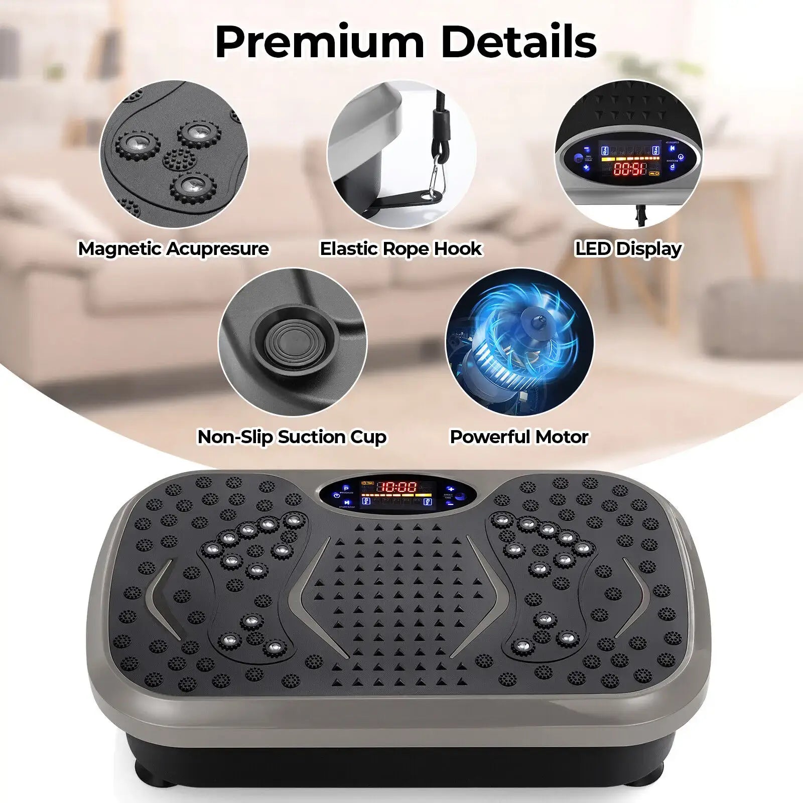Vibration Plate Machine – Full Body Workout & Lymphatic Drainage
