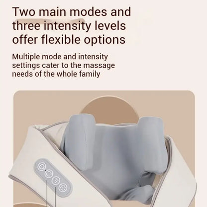 Electric Neck & Shoulder Massager – Shiatsu Kneading & Heat