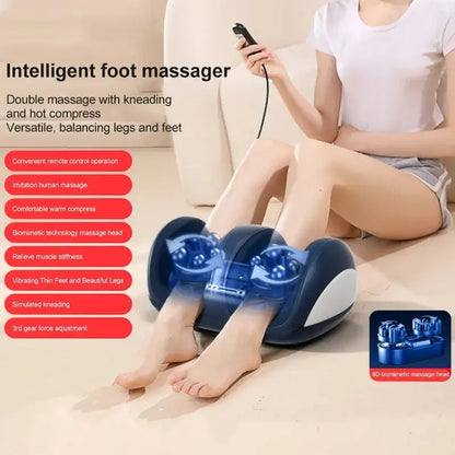 Extra Large Electric Foot & Leg Massager – Heat & Deep Kneading