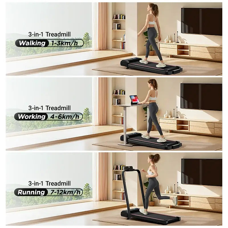 Walking Pad Treadmill – Lightweight Under-Desk with LED Display