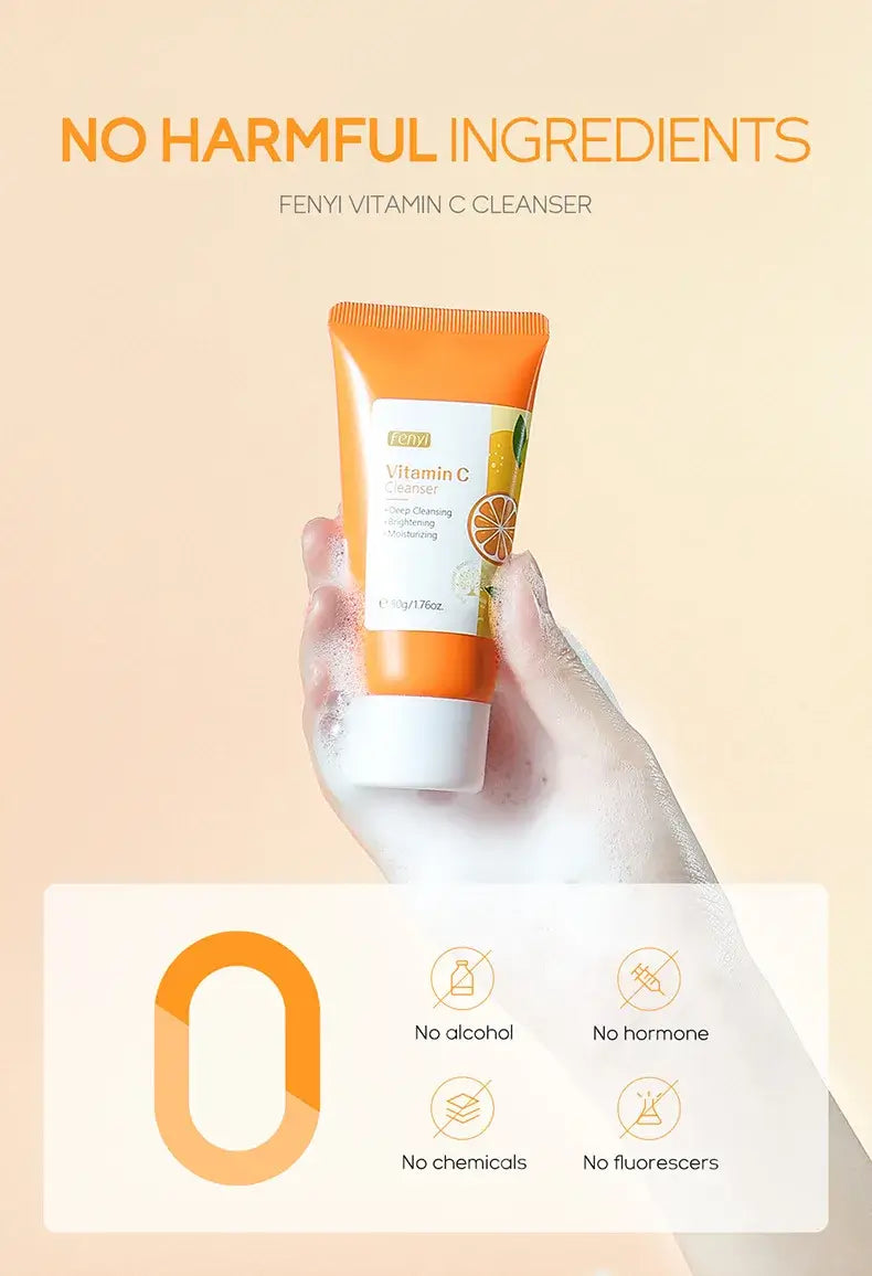 Vitamin C Facial Cleanser – Deep Clean & Moisturize