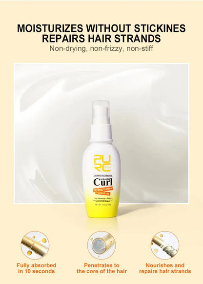 PURC Ginger Curl Lotion – Leave-In Conditioner for Curly Hair