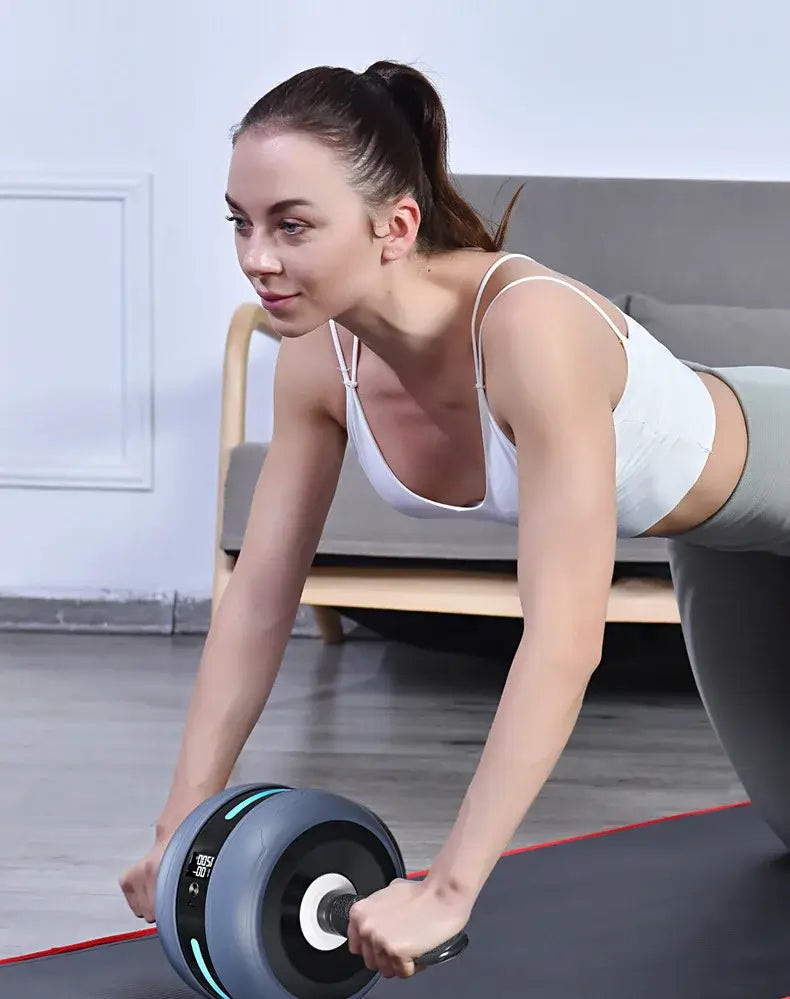 Automatic Rebound Ab Roller – Silent Core & Ab Training Wheel