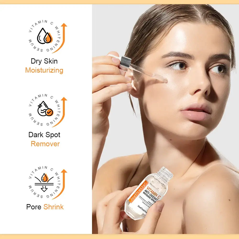 JoyPretty Vitamin C Whitening Skincare Set – 5PCS Korean Kit