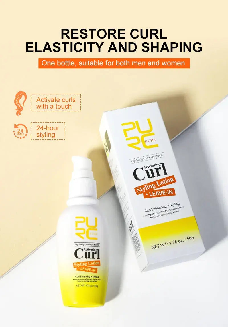 PURC Ginger Curl Lotion – Leave-In Conditioner for Curly Hair