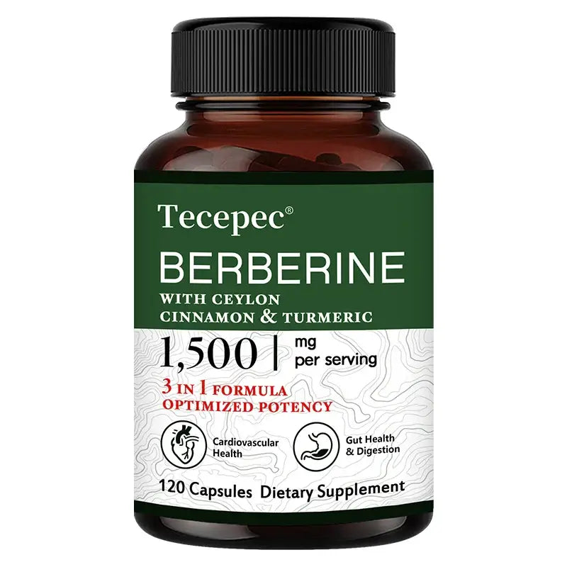 Berberine, Cinnamon & Turmeric Capsules – Immune & Heart Support