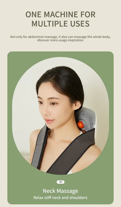 Automatic Abdominal Massager – Bian Stone Belly Rub Tool