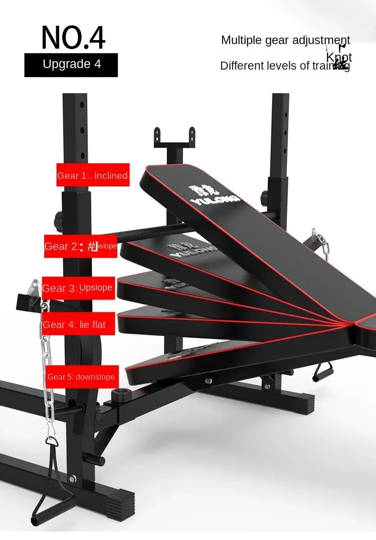 Foldable Weightlifting Bench – Multifunctional for Home