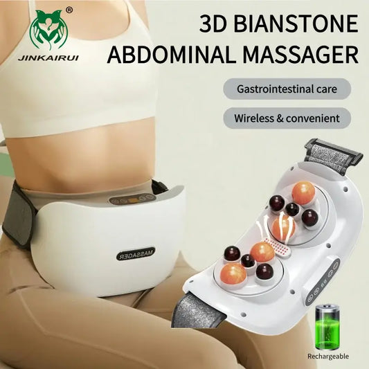 Automatic Abdominal Massager – Bian Stone Belly Rub Tool
