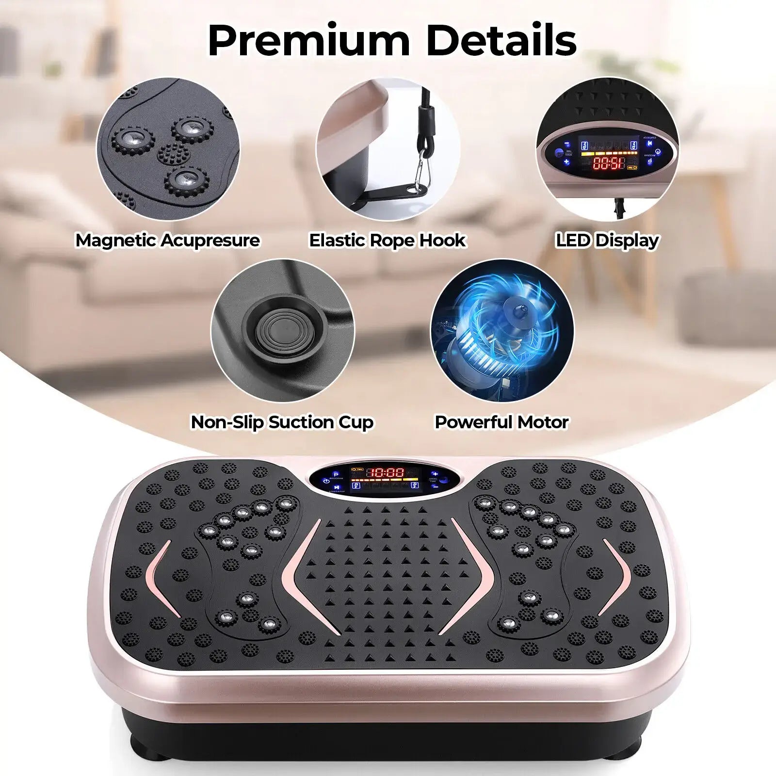 Vibration Plate Machine – Full Body Workout & Lymphatic Drainage