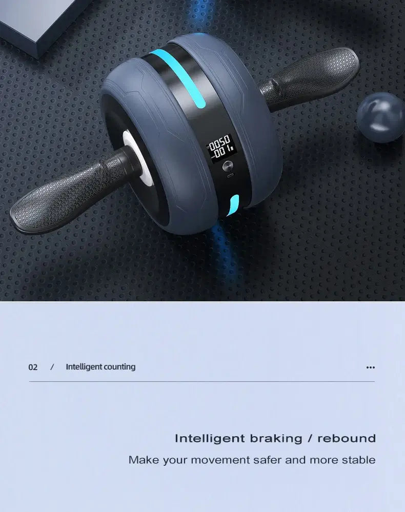 Automatic Rebound Ab Roller – Silent Core & Ab Training Wheel