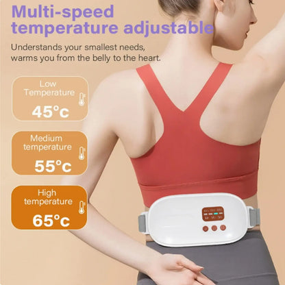 Abdominal & Waist Heating Massage Belt – Pain Relief & Slimming